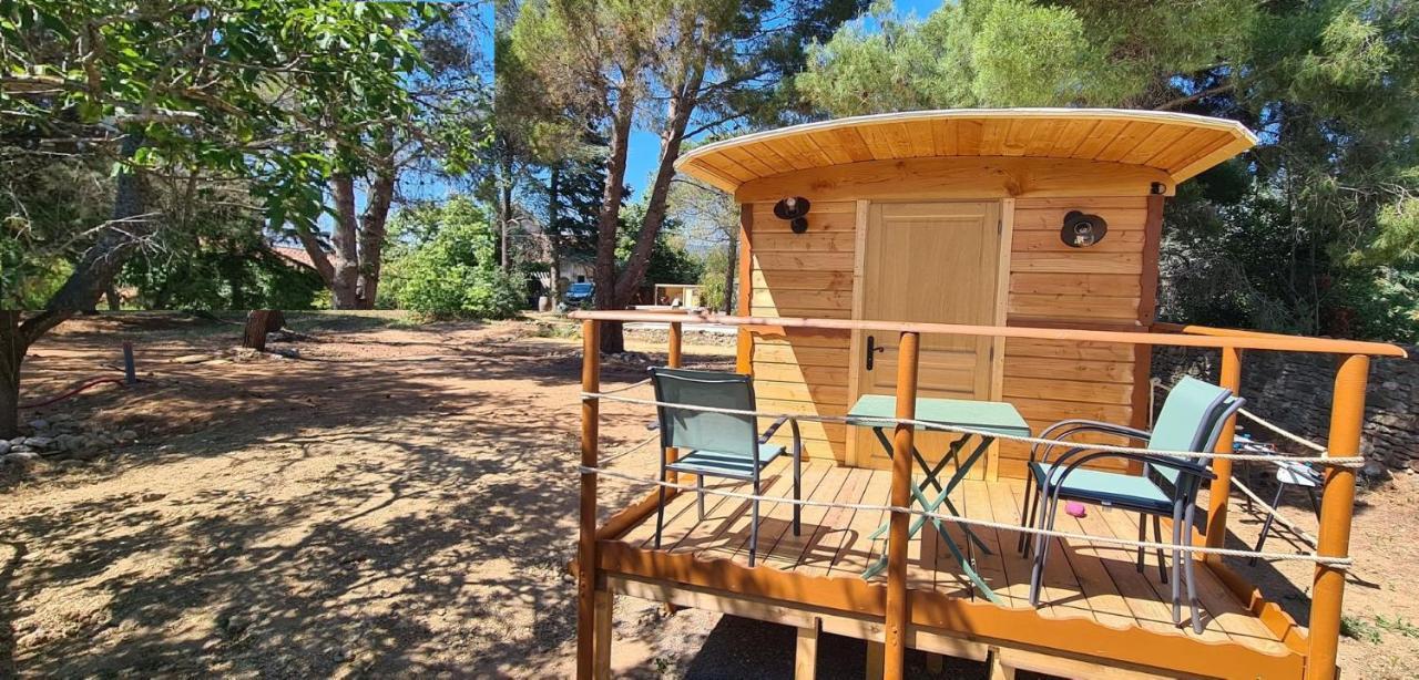 Roulotte Dans L'Aude Villa Trausse Exterior foto