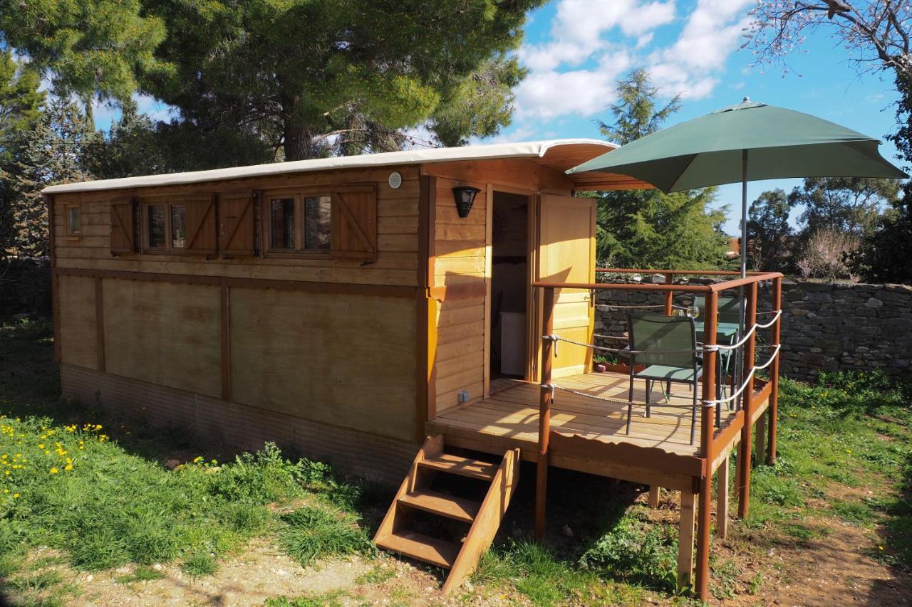 Roulotte Dans L'Aude Villa Trausse Exterior foto